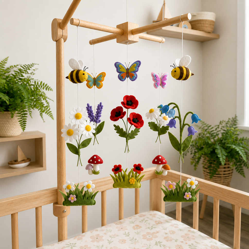 Spring Baby Mobile