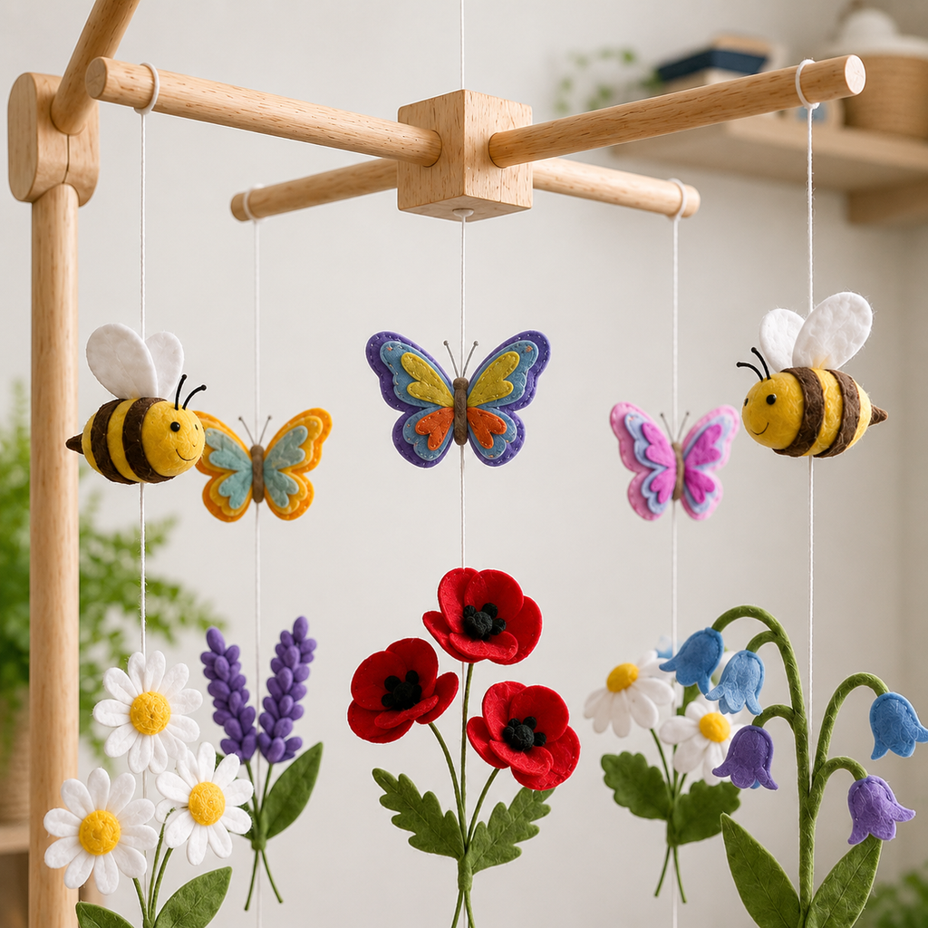 Spring Baby Mobile