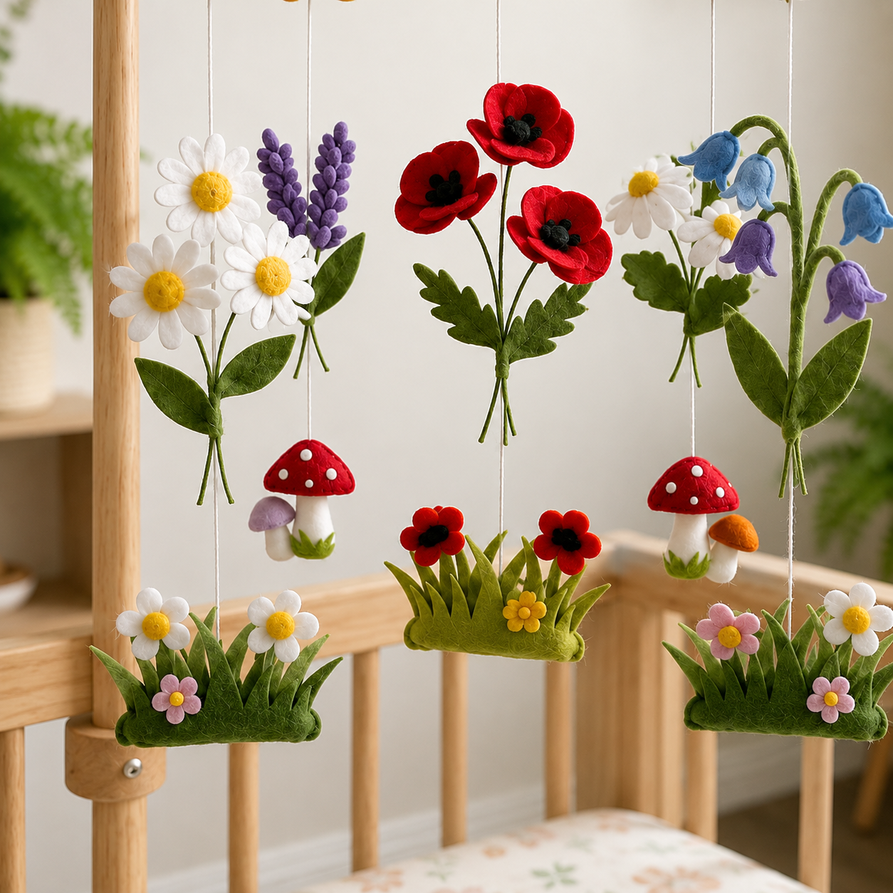 Spring Baby Mobile