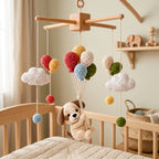 Handmade Crochet Animal Baby Mobiles | Nursery Crib Decor