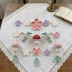 Crochet Mushroom Hummingbird Butterfly Crib Mobile