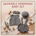 Crochet Baby Outfit, Newsboy Cap, Vest, Suspender Bloomers and Bow Headband, Newborn Photo Prop, Coming Home Outfit, Baby Shower Gift