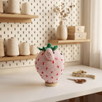 Strawberry Crochet Pattern, Frog Eyed Snow White Strawberry Amigurumi Tutorial