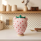 Strawberry Crochet Pattern, Frog Eyed Snow White Strawberry Amigurumi Tutorial
