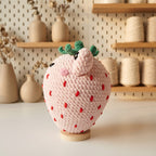 Strawberry Crochet Pattern, Frog Eyed Snow White Strawberry Amigurumi Tutorial