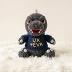 Crochet Godzilla Amigurumi Pattern, Monster Plush Toy PDF
