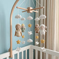 Handmade Crochet Nativity Baby Mobile – Christian Nursery Crib Decor