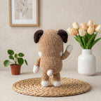 Crochet Bulldog Pattern PDF, Little Bulldog Crochet Doll Tutorial, Handmade Dog Plush Gift