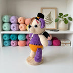Halloween Teddy Bear Crochet Pattern PDF, Zombie Bear Amigurumi Tutorial, Cute Spooky Plush DIY Gift