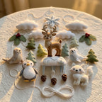 Crochet Winter Woodland Baby Mobile