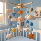 Christian Lamb Crochet Baby Mobile