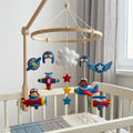 Felt Airplane Baby Mobile for Boy or Girl