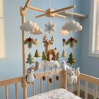 Crochet Winter Woodland Baby Mobile