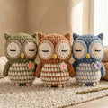 Owl Crochet Pattern, Sleepy Owl PDF, Woodland Nursery Decor