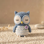 Owl Crochet Pattern, Sleepy Owl PDF, Woodland Nursery Decor