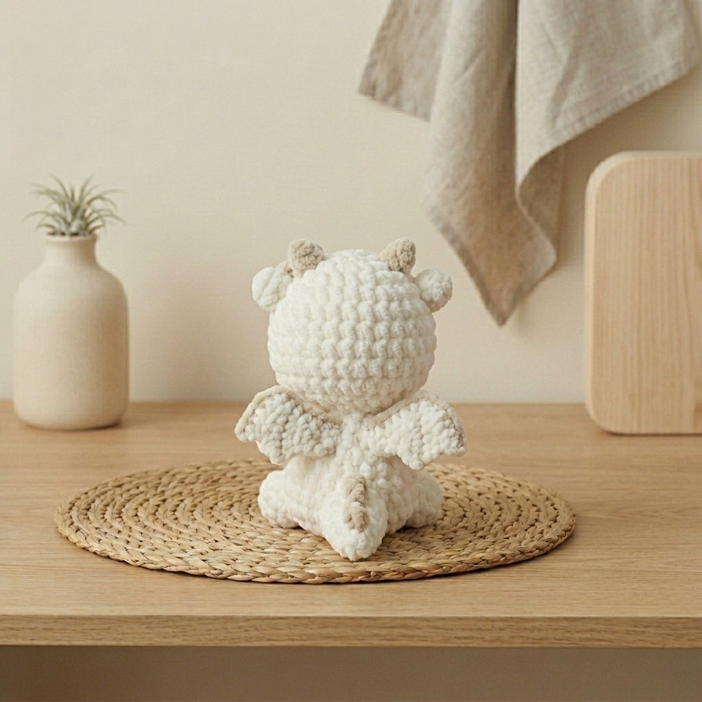Dragon Crochet Pattern PDF, Dragon Amigurumi Pattern, Beginner Crochet Toy