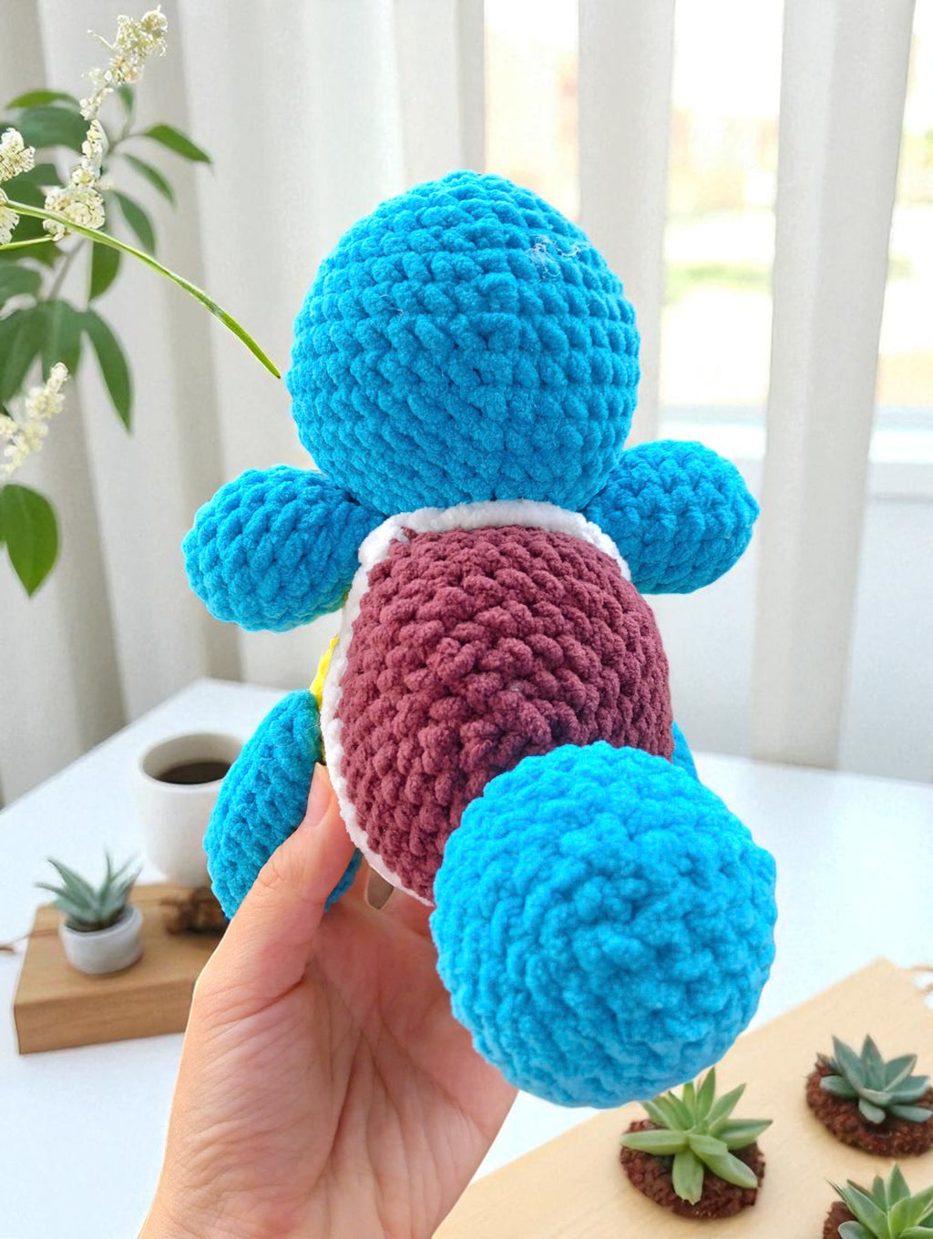 Squirtle Crochet Pattern, Amigurumi Pokemon Plush (Digital Download)