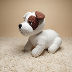 Dog Crochet Pattern, Bulldog Pattern, Plush Dog Crochet