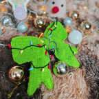 Christmas Bow Crochet Pattern PDF, Large Holiday Bow Decor, Festive Wall Hanging