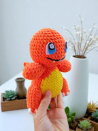 Charmander Crochet Pattern, Amigurumi Pokemon Plush Toy (PDF)