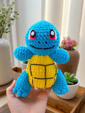 Squirtle Crochet Pattern, Amigurumi Pokemon Plush (Digital Download)