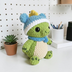Cute Dinosaur Crochet Pattern PDF, Baby Dino Amigurumi, Crochet Dinosaur Plush Toy