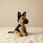 Dog Crochet Pattern, German Shepherd Amigurumi, Realistic Dog Plush Pattern, Crochet Puppy Toy, Advanced Crochet Pattern PDF