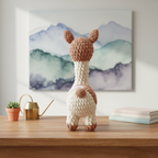 Camel Crochet Pattern PDF, Cute Llama Alpaca Style Amigurumi, Animal Crochet Pattern