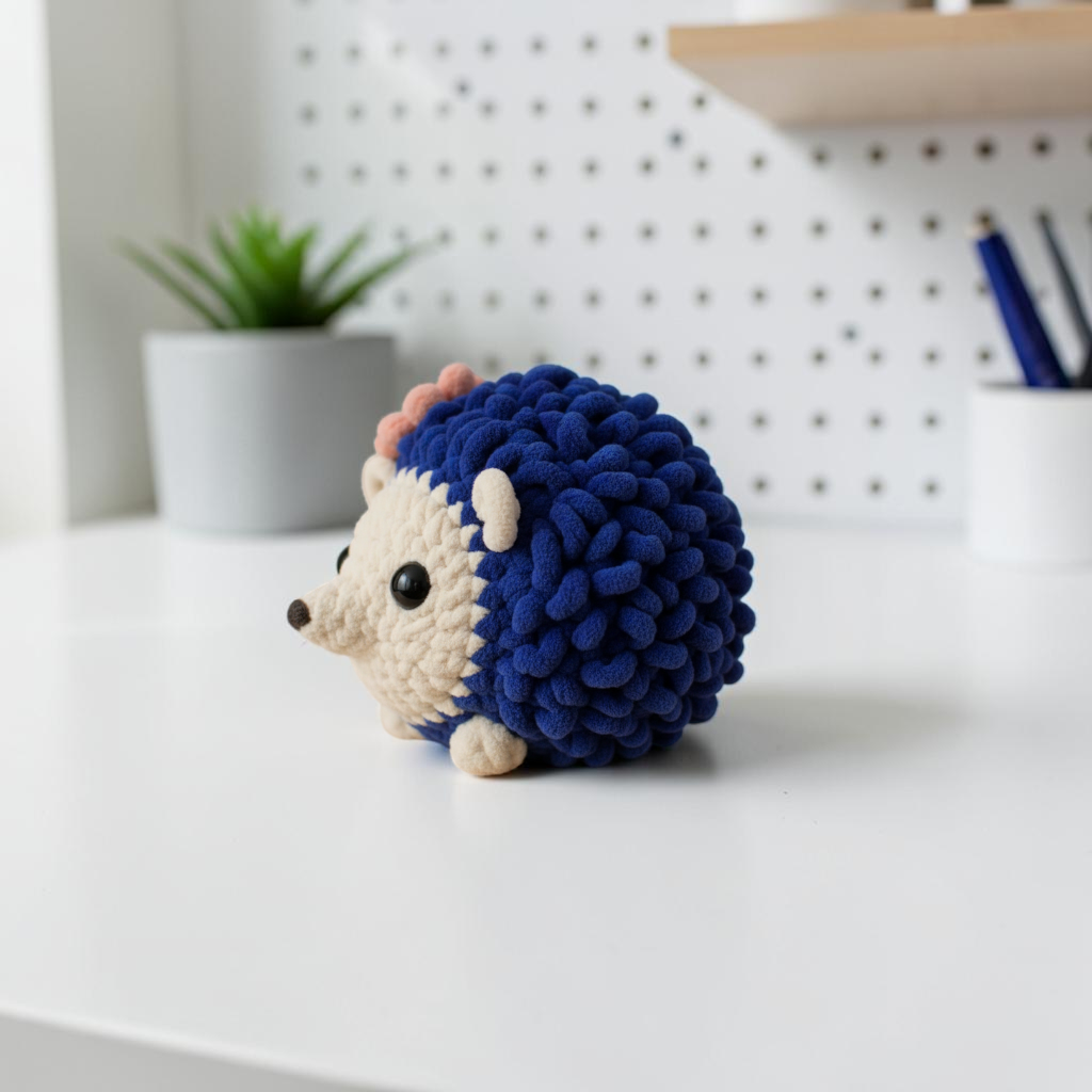 Hedgehog Crochet Pattern, Amigurumi Hedgehog PDF, Soft Toy Crochet Pattern