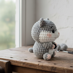 Cute Hamster Crochet Pattern, Amigurumi Hamster PDF, Kawaii Plush Toy