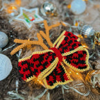 Reindeer Bow Crochet Pattern PDF, Christmas Bow Amigurumi Tutorial, Deer Antler Hair Bow Digital Download