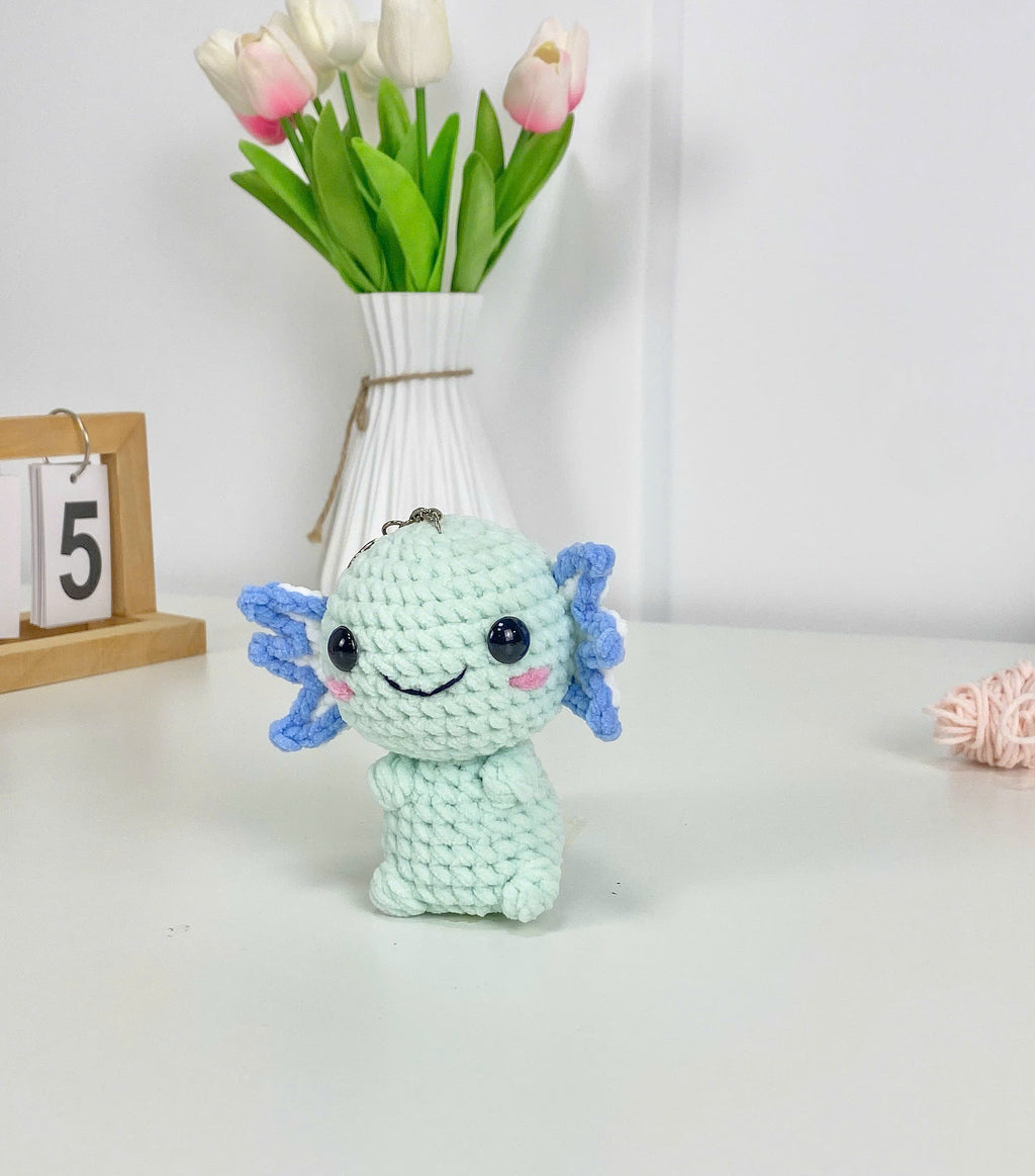 Dragon Keychain Crochet Pattern: Amigurumi Plush Toy Set (PDF Pattern)