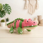 Watermelon Crocodile Crochet Pattern PDF, Cute Alligator Amigurumi