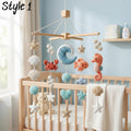 Ocean Baby Mobile, Crochet Sea Animals Crib Mobile