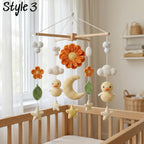 Handmade Duck Baby Mobile, Neutral Boho Nursery Decor