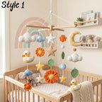 Handmade Duck Baby Mobile, Neutral Boho Nursery Decor