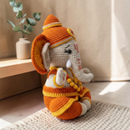 Ganesha Crochet Pattern, Elephant God Amigurumi, Hindu Crochet Doll