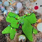 Christmas Bow Crochet Pattern PDF, Large Holiday Bow Decor, Festive Wall Hanging