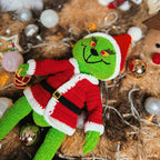 Green Elf Crochet Pattern PDF, Christmas Monster Amigurumi, Holiday Plush Doll Tutorial