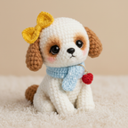 Dog Crochet Pattern, Cute Puppy Crochet Pattern PDF, Kawaii Dog Amigurumi