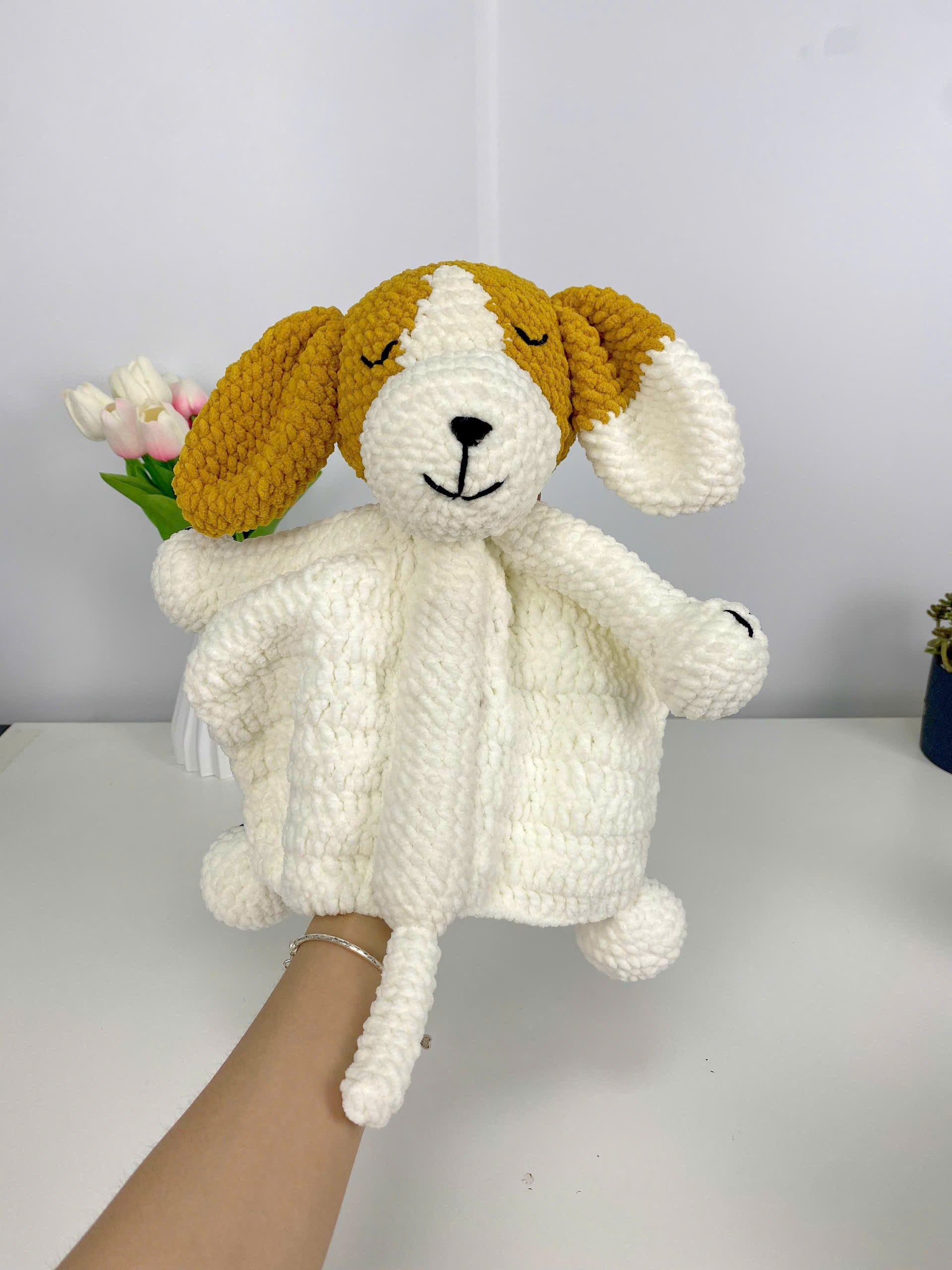 Puppy Lovey Crochet Pattern: Easy Beginner Amigurumi Toy (PDF Pattern