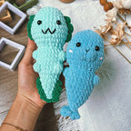 Axolotl No Sew Crochet Pattern PDF, Cute Axolotl Amigurumi Tutorial, Easy Plush Animal Pattern