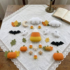 Felt Halloween Candy Corn Baby Mobile