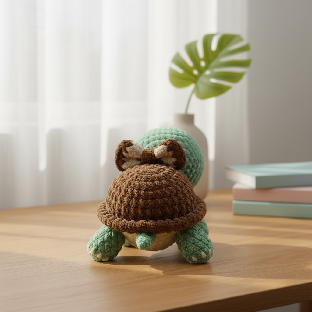 Turtle Crochet Pattern, Amigurumi Turtle Pattern, Cute Turtle Plush Crochet