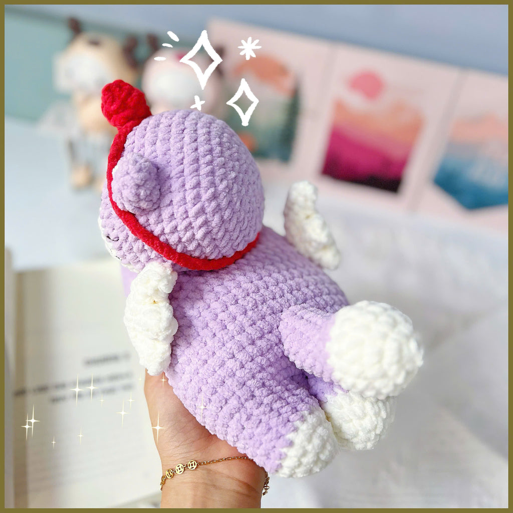 Cute Cat Crochet Pattern PDF, Angel Cat Amigurumi Pattern, Plush Kitty Crochet Tutorial