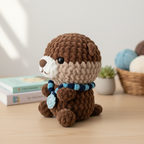 Otter Crochet Pattern, Amigurumi Otter Plush with Necklace, Kawaii Animal Crochet PDF