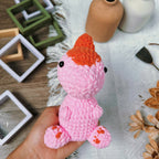 Parasaurolophus Crochet Pattern PDF, No Sew Dinosaur Amigurumi, Cute Dino Plush Tutorial