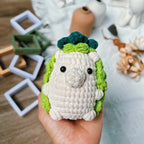 Pineapple Hedgehog Crochet Pattern PDF, Low Sew Amigurumi Pattern