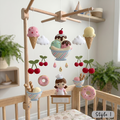 Felt Ice Cream Shop Baby Mobile