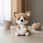Shiba Inu Crochet Pattern PDF, Cute Dog Amigurumi Pattern, Beginner Friendly